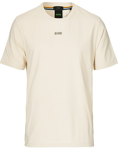 Men | T-Shirts | BOSS Athleisure | Logo Crew Neck Tee Open White