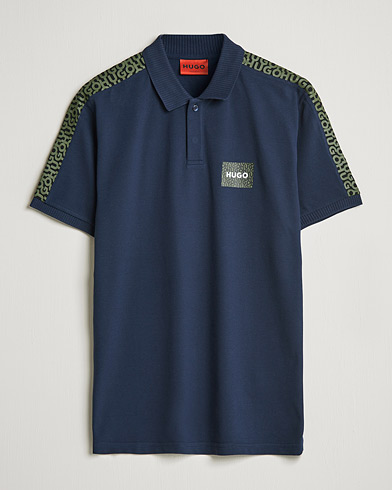 Men | Polo Shirts | HUGO | Daplin Logo Polo Dark Blue