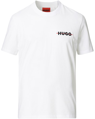 Men |  | HUGO | Drando Logo Crew Neck Tee White