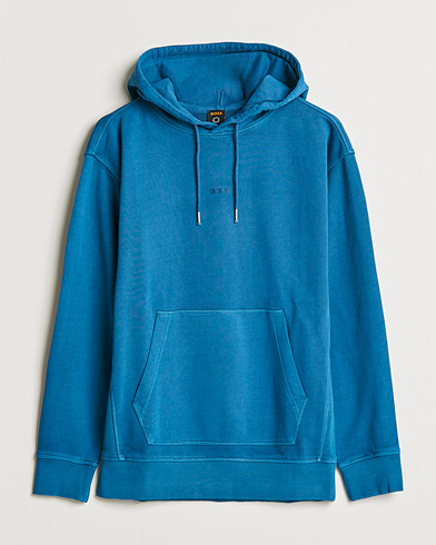 Men | Sweaters & Knitwear | BOSS Casual | Wefadehoody Hoodie Medium Blue