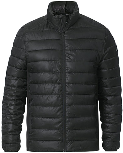 Men | Coats & Jackets | Calvin Klein | Recycled Side Logo Down Jacket Black