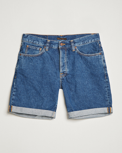 Men | Nudie Jeans | Nudie Jeans | Josh Stretch Denim Shorts 90s Stone Denim