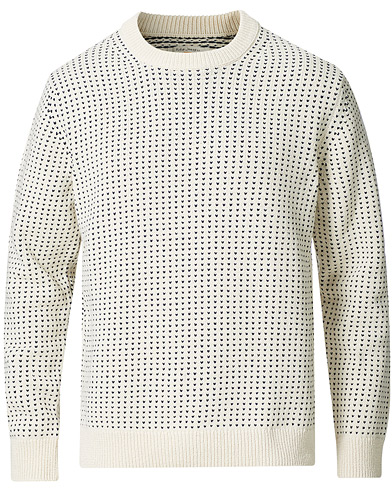  |  August Weaver Island Knitted Sweater Off White/Navy