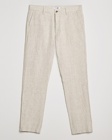 Men |  | NN07 | Karl Linen Trousers Oat