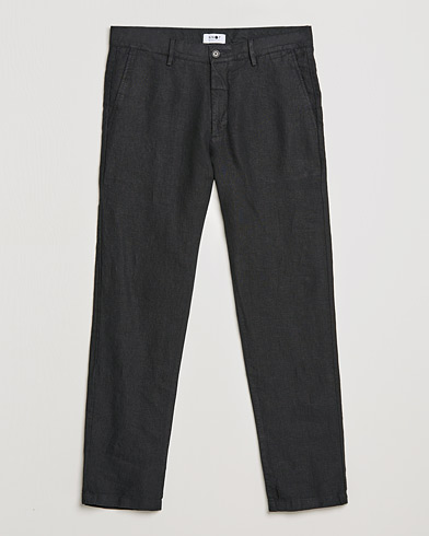 Men |  | NN07 | Karl Linen Trousers Black