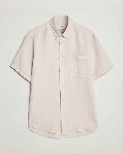  |  Arne Linen Short Sleeve Shirt Oat