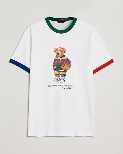 Men | T-Shirts | Polo Ralph Lauren | Printed Active Bear Crew Neck Tee White