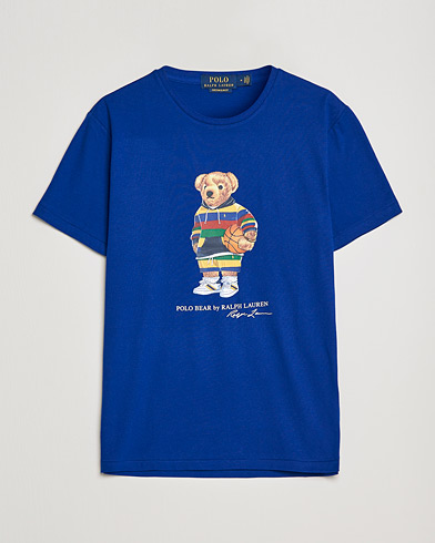 Men | T-Shirts | Polo Ralph Lauren | Printed Active Bear Crew Neck Tee Heritage Royal