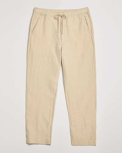 Men | The Linen Closet | Polo Ralph Lauren | Linen/Silk Drawstring Trousers Tallow Cream