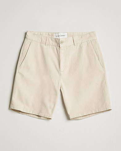 Men | Shorts | A Day's March | Erie Cotton Chino Shorts Oyster