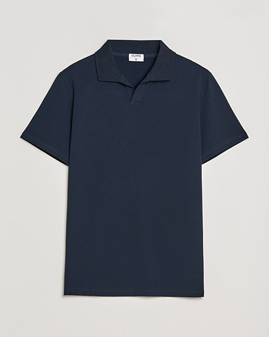 Men | Polo Shirts | Filippa K | Soft Lycra Polo Tee Navy