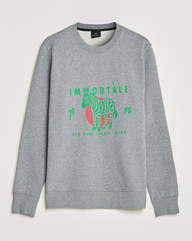 Men |  | PS Paul Smith | Immortale Organic Cotton Sweatshirt Grey