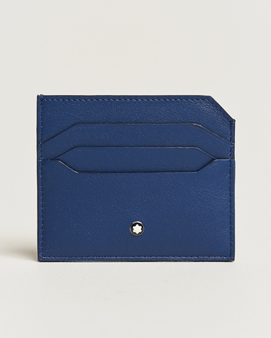 Men |  | Montblanc | Meisterstück Selection Soft Card Holder 6cc Cobalt Blue