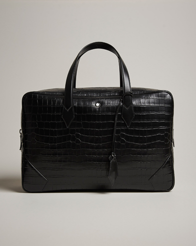 Men | Weekend Bags | Montblanc | Meisterstück Selection Leather Duffle Black