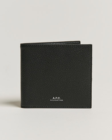 Men |  | A.P.C. | Grain Leather Wallet Black