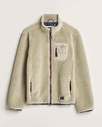 Men | Sweaters & Knitwear | Aeronautica Militare | Giacca Fleece Jacket Abbey Stone