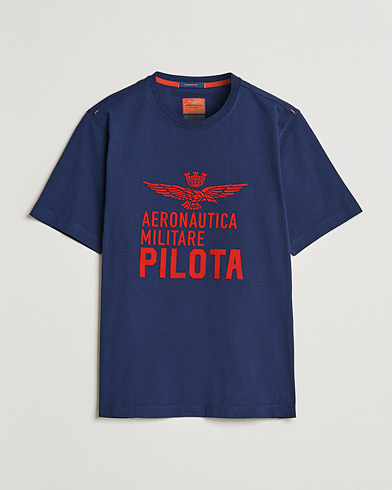 Men | T-Shirts | Aeronautica Militare | Short Sleeve Tee Blu Navy