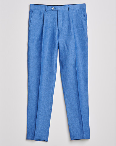 Care of Carl Exclusives |  Delon Linen Trousers Light Blue