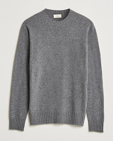 Men |  | Altea | Wool/Cashmere Crew Neck Sweater Heather Grey