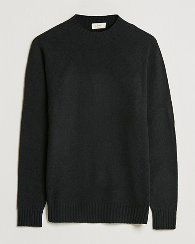 Men | Italian Department | Altea | Wool/Cashmere Cew Neck Sweater Black