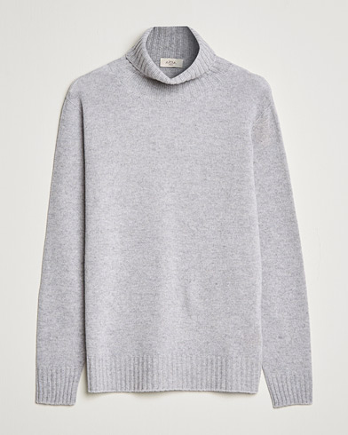 Men | Departments | Altea | Wool/Cashmere Turtleneck Sweater Light Grey