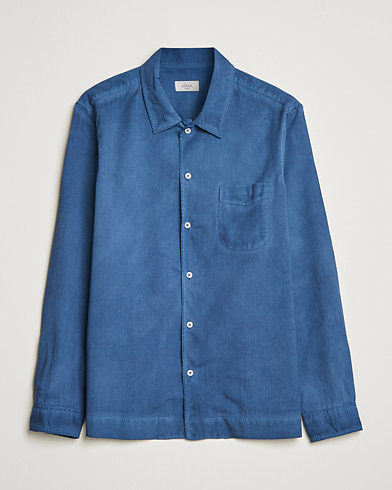 Men | Casual | Altea | Garment Dyed Shirt Washed Navy