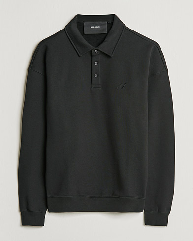 Men | Sweaters & Knitwear | Axel Arigato | Signature Polo Sweatshirt Black