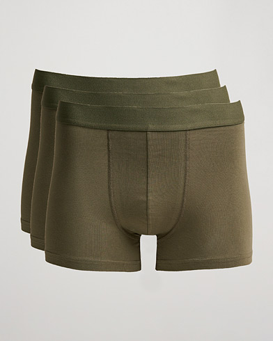 Men | Underwear & Socks | Bread & Boxers | 3-Pack Boxer Brief Army Green