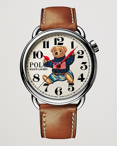 Men | Fine watches | Polo Ralph Lauren | 42mm Automatic Flag Bear White Dial 