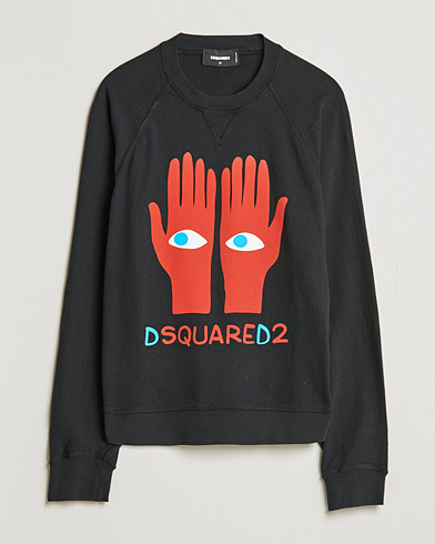 Men |  | Dsquared2 | Eyes On Hand Sweatshirt Black