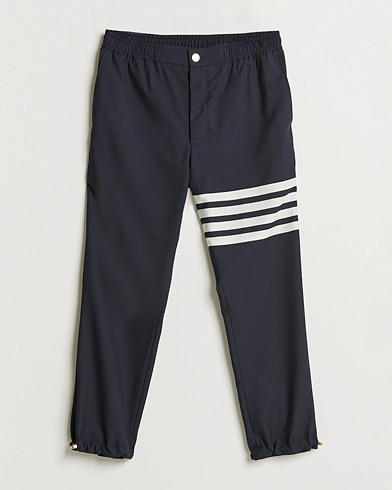 Men |  | Thom Browne | 4 Bar Wool Track Trousers Navy