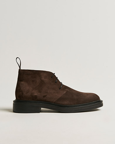 Men | Shoes | GANT | Fairwyn Suede Chukka Boot Dark Brown