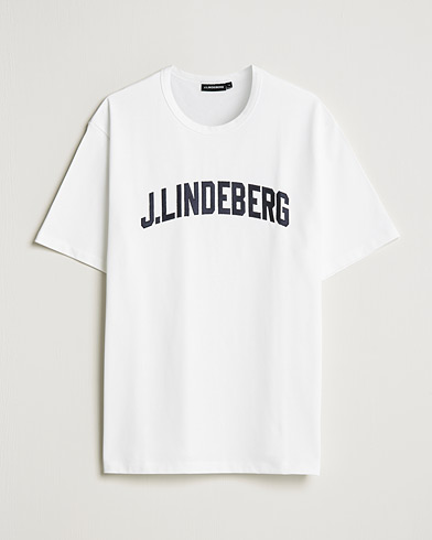 Men | T-Shirts | J.Lindeberg | Camilo Logo T-Shirt White
