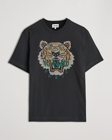 Men | T-Shirts | KENZO | Original Tiger Crew Neck Tee Black
