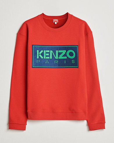 Men | Sweatshirts | KENZO | Paris Classic Crew Neck Sweatshirt Medium Red