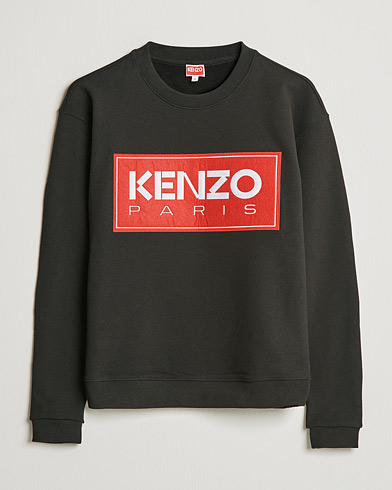 Men | Sweatshirts | KENZO | Paris Classic Crew Neck Sweatshirt Black
