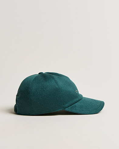 Men | Hats & Caps | Kiton | Cashmere Baseball Cap Dark Green