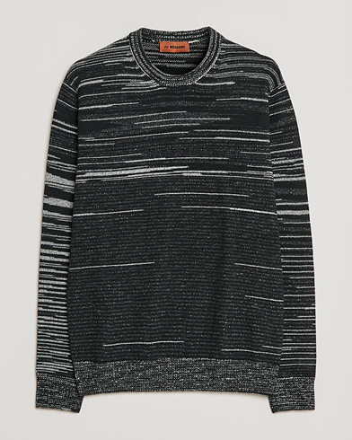 Men | Missoni | Missoni | Fiammato Cashmere Sweater Black/White
