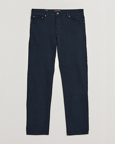 Men | Casual Trousers | Morris | James Brushed Chinos Navy