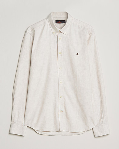 Men | Flannel Shirts | Morris | Watts Flannel Button Down Shirt Beige