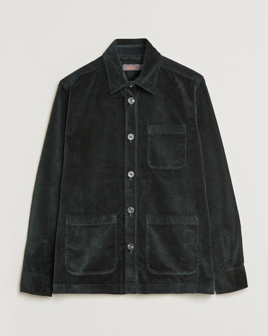 Men | Shirt Jackets | Morris | Heaton Corduroy Shirt Jacket Olive