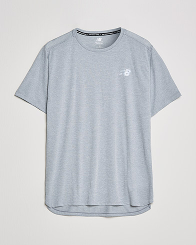 Men |  | New Balance Running | Impact Run Short Sleeve T-Shirt Athletic Grey
