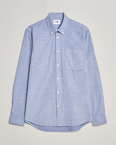 Men | Shirts | NN07 | Arne Brushed Striped Shirt Light Blue