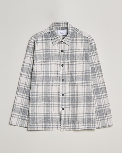 Men | Shirts | NN07 | Frode Checked Overshirt Grey Multi