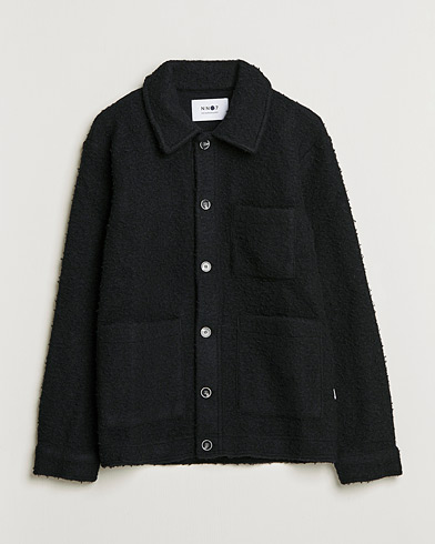 Men | Fleece Sweaters | NN07 | Olav Fleece Jacket Black