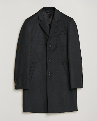 Men | Coats | Tiger of Sweden | Cempsey Wool Cashmere Coat Black