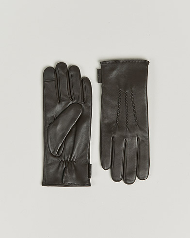 Men | Gloves | Tiger of Sweden | Garvin Leather Gloves Turkish Coffee