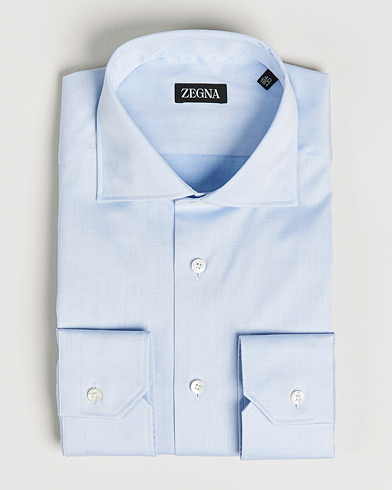 Men |  | Zegna | Slim Fit Dress Shirt Light Blue