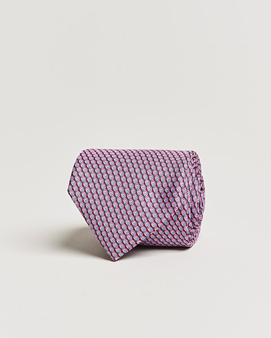 Men |  | Zegna | Printed Silk Tie Pink