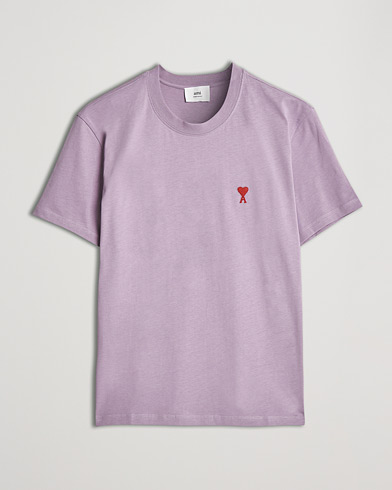 Men | T-Shirts | AMI | Heart Logo T-Shirt Washed Purple